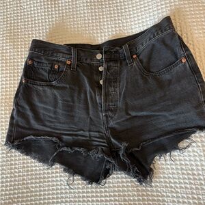 Levi’s High Waisted Denim Shorts